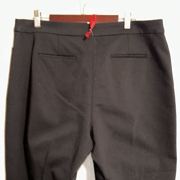 Ruby Rd. 14 Modern Tribe Black Professional Cropped Capri Pants - Picture 9 of 10